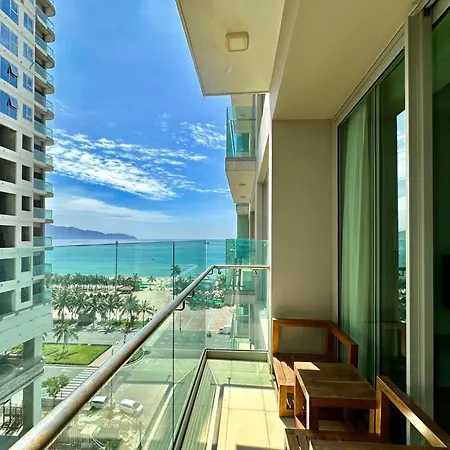 Romantic Apt With Seaview - Beachfont Da Nang Exterior photo